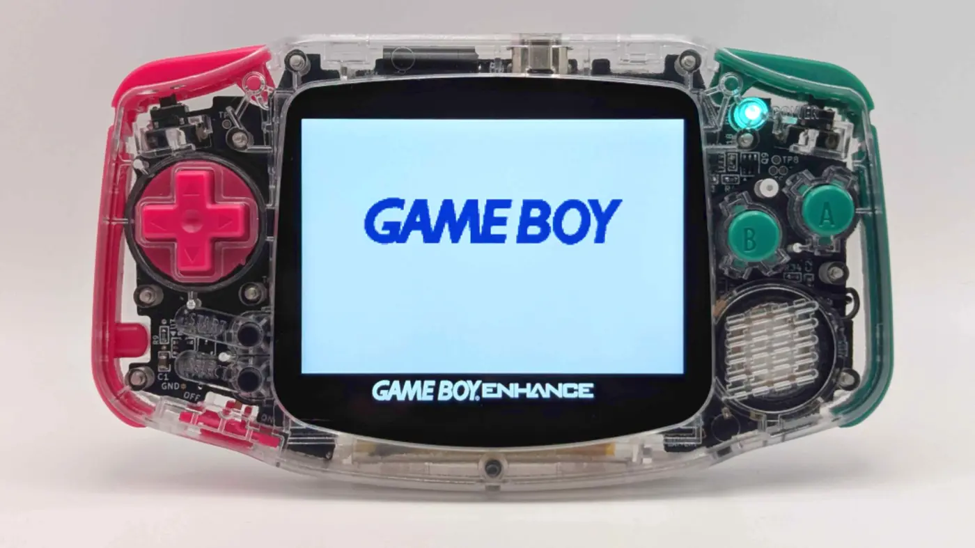 an enhanced game boy advanced