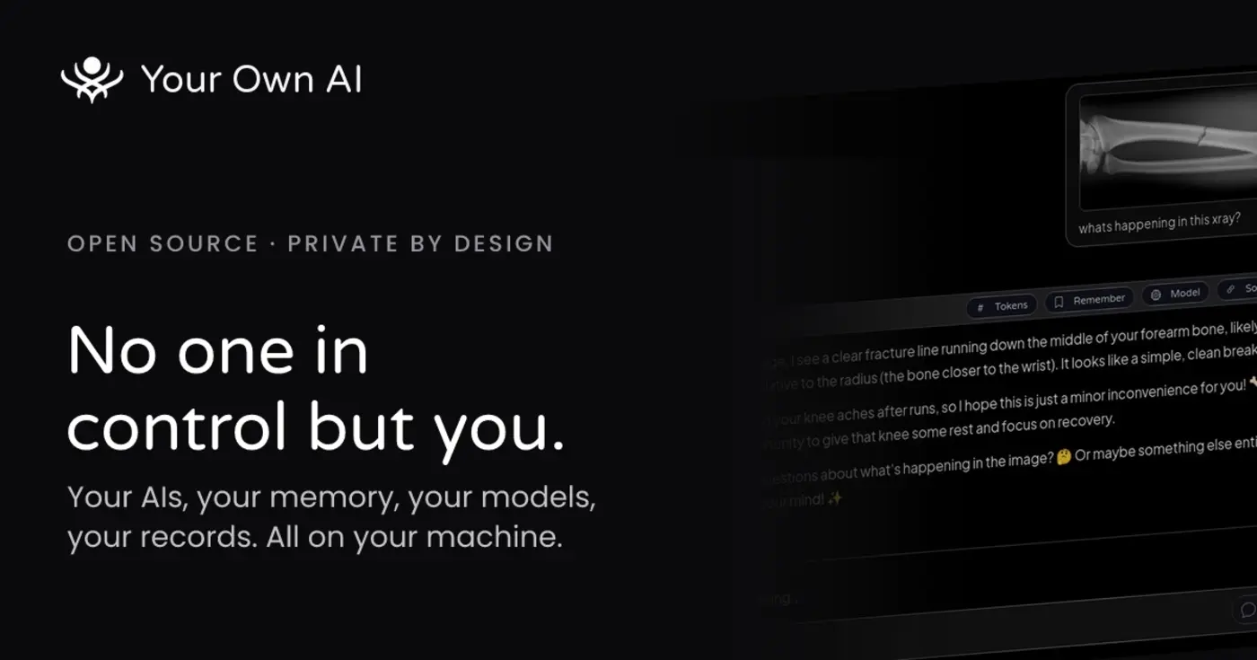own ai is local ai desktop app with private memory agpl