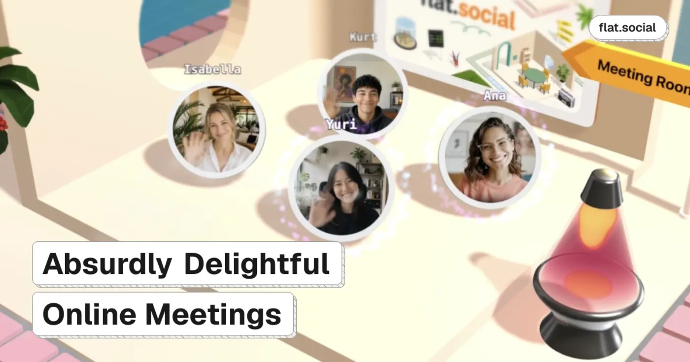 show hn i built a new version of my fun spatial 3d online meeting app