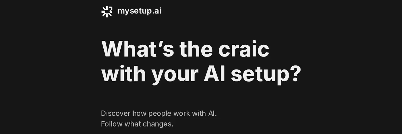 show hn share your ai setup learn from others