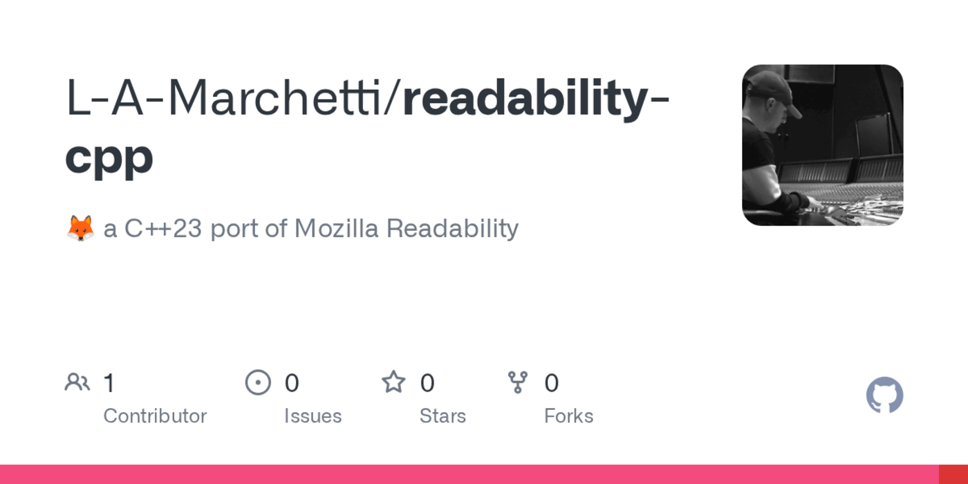 c23 port of mozilla readability