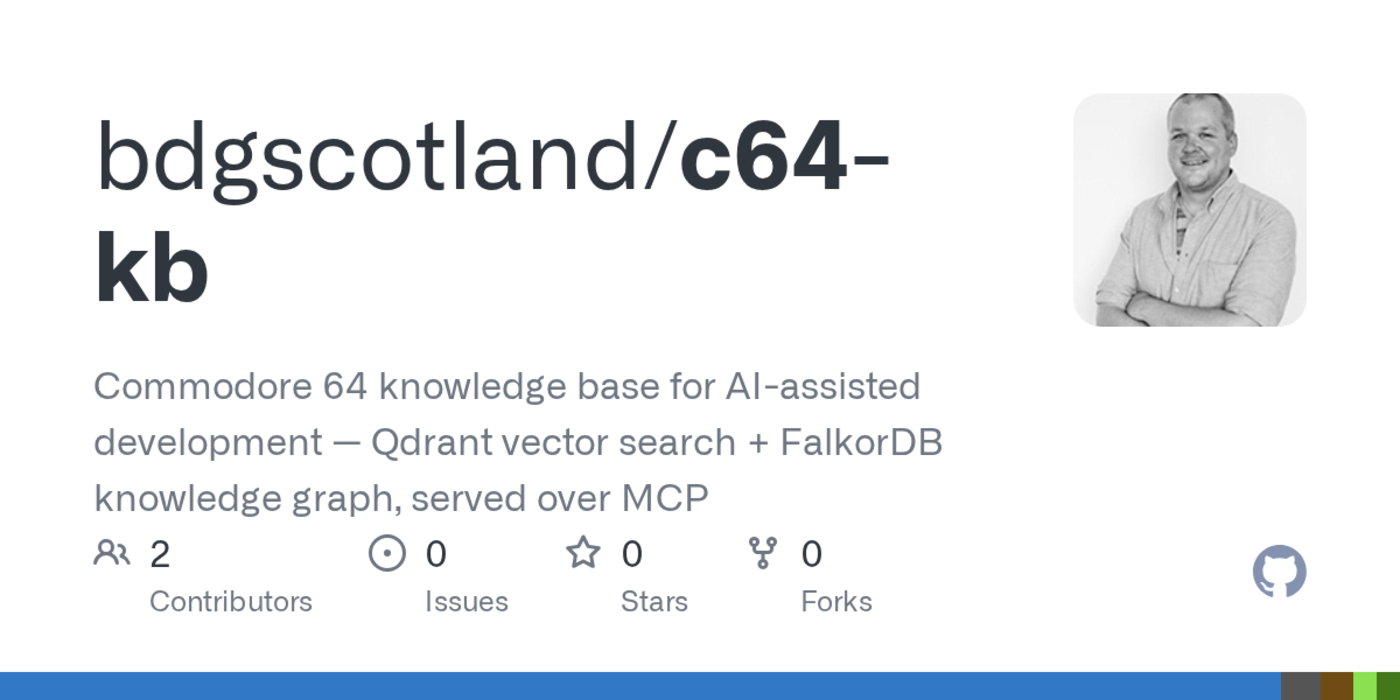 show hn a graphrag knowledge base of the commodore 64 for ai coding agents