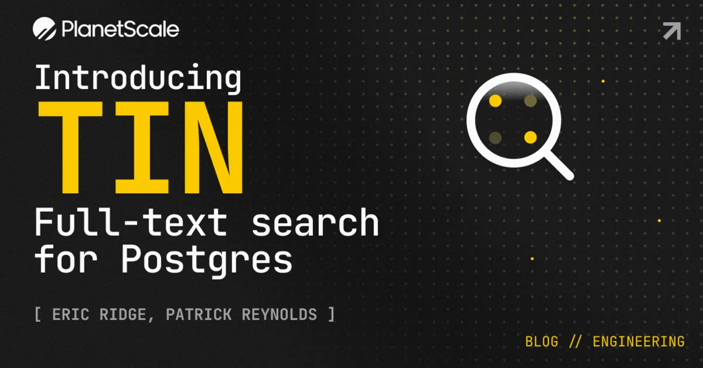 tin fulltext search for postgres