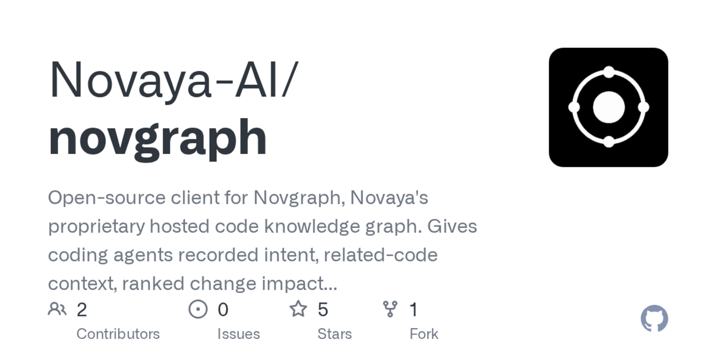 novgraph knowledge graph engine for codebases