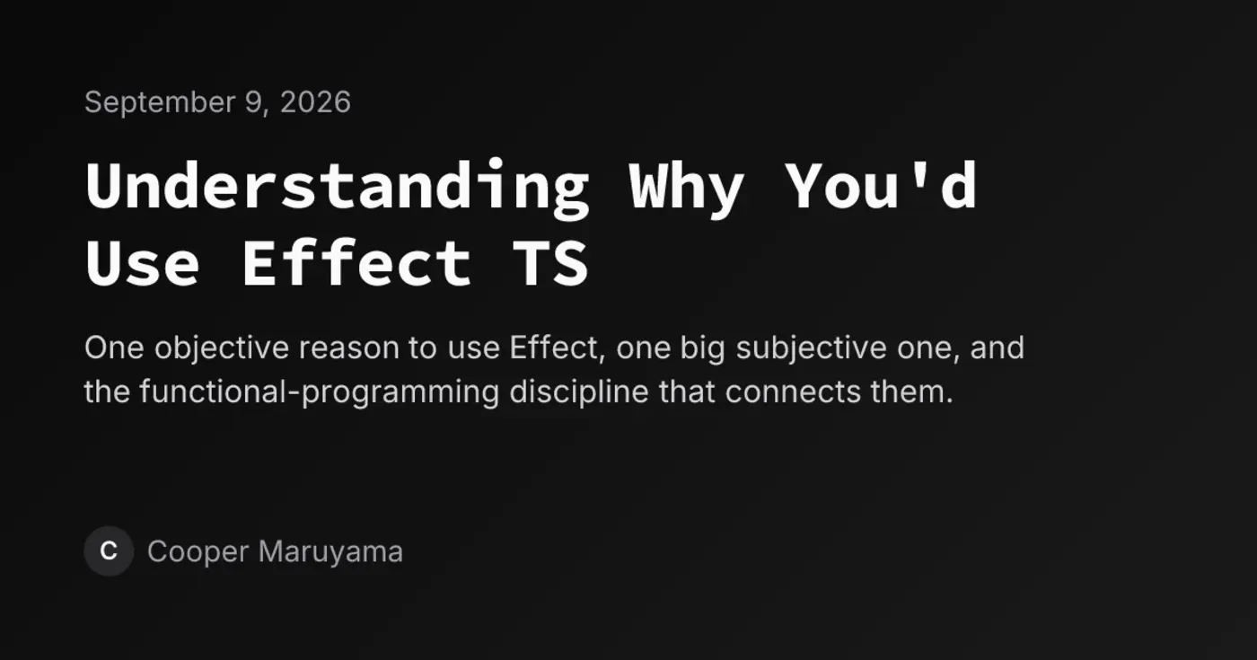 understanding why youx27d use effect ts