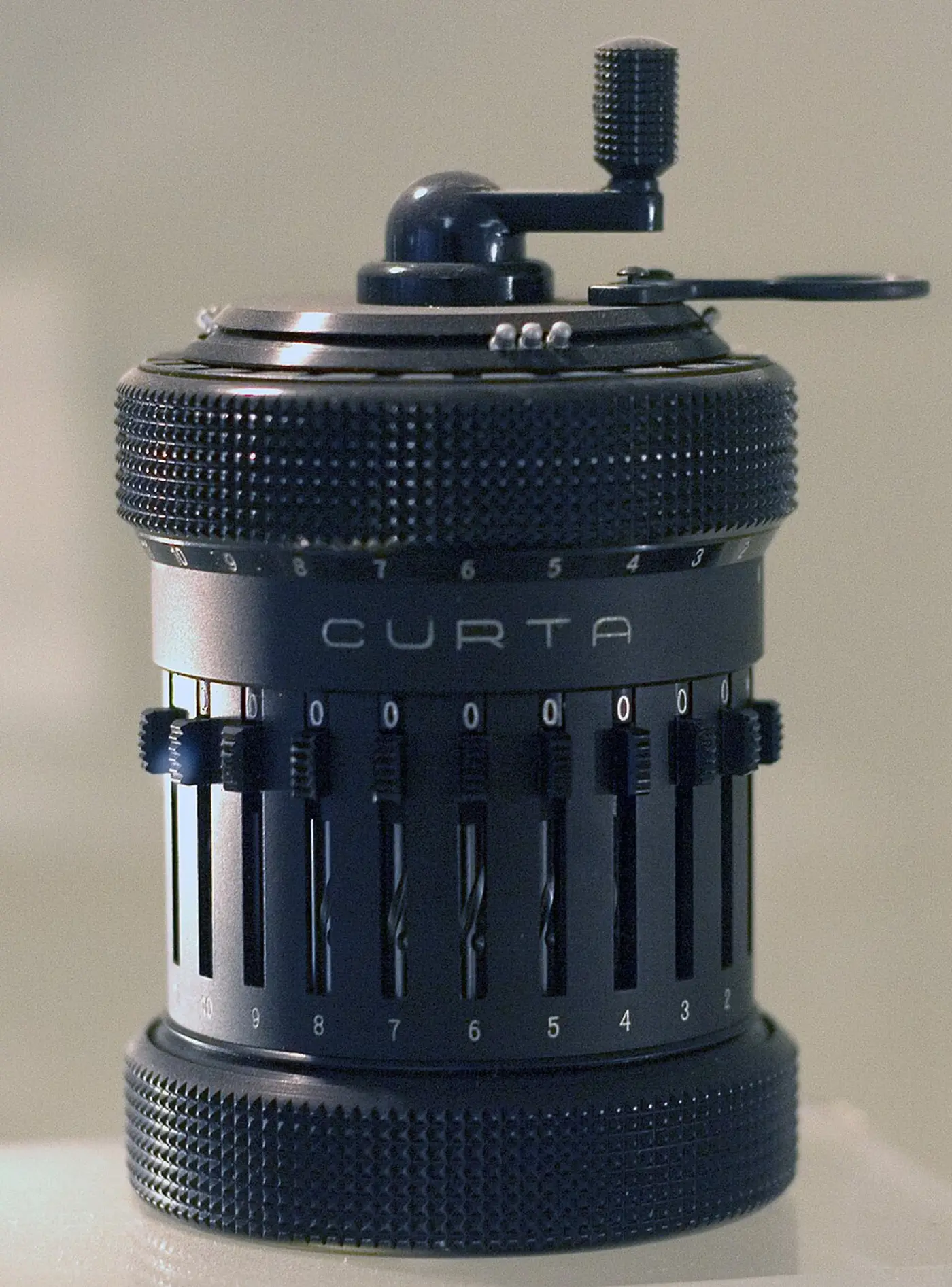 curta mechanical calculator