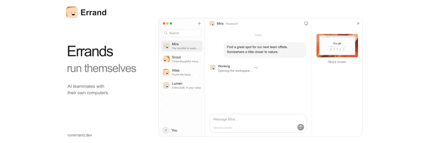 show hn opensource ai teammates with their own computer