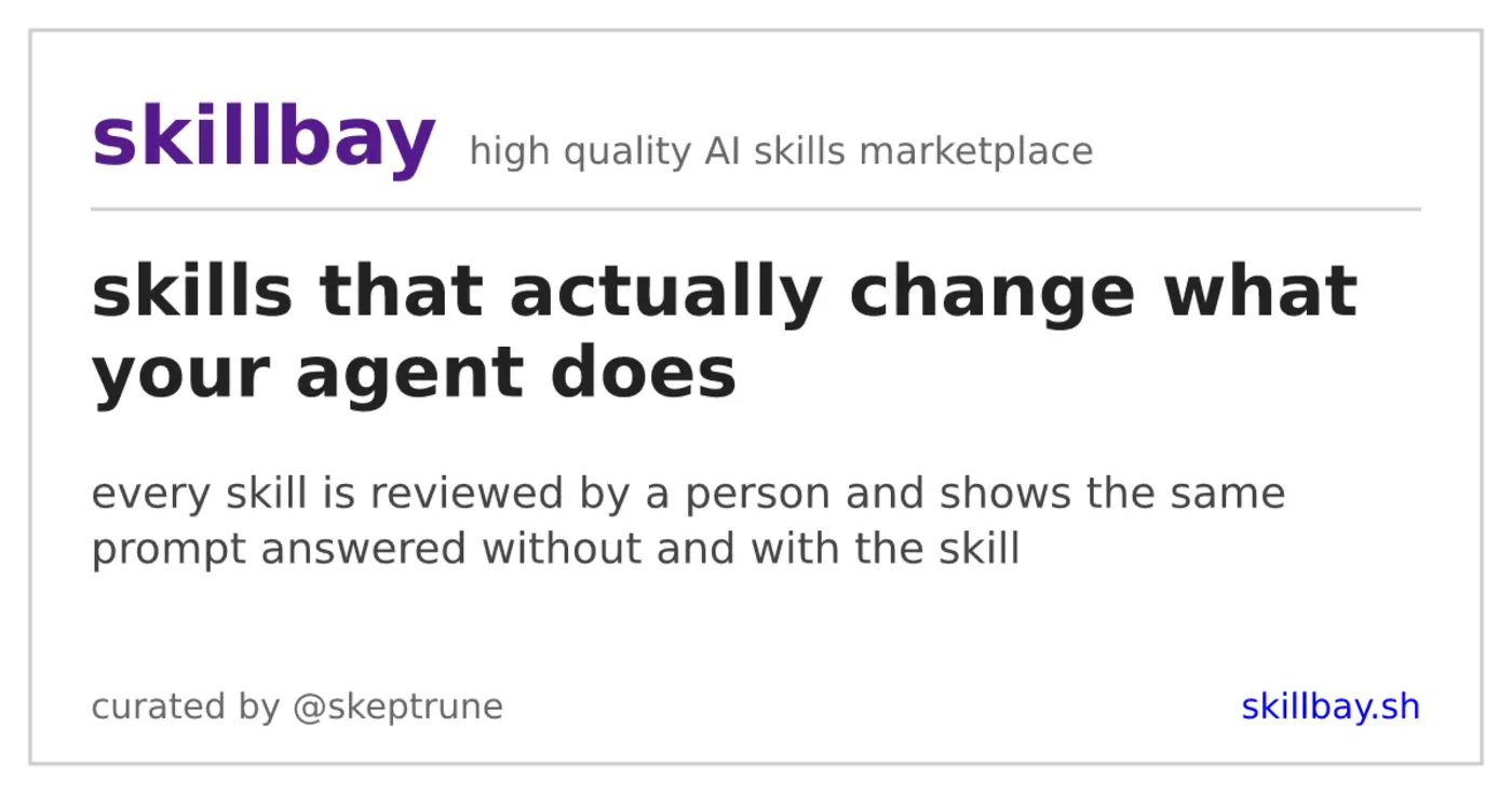 show hn craigslist for agent skills curated by a human