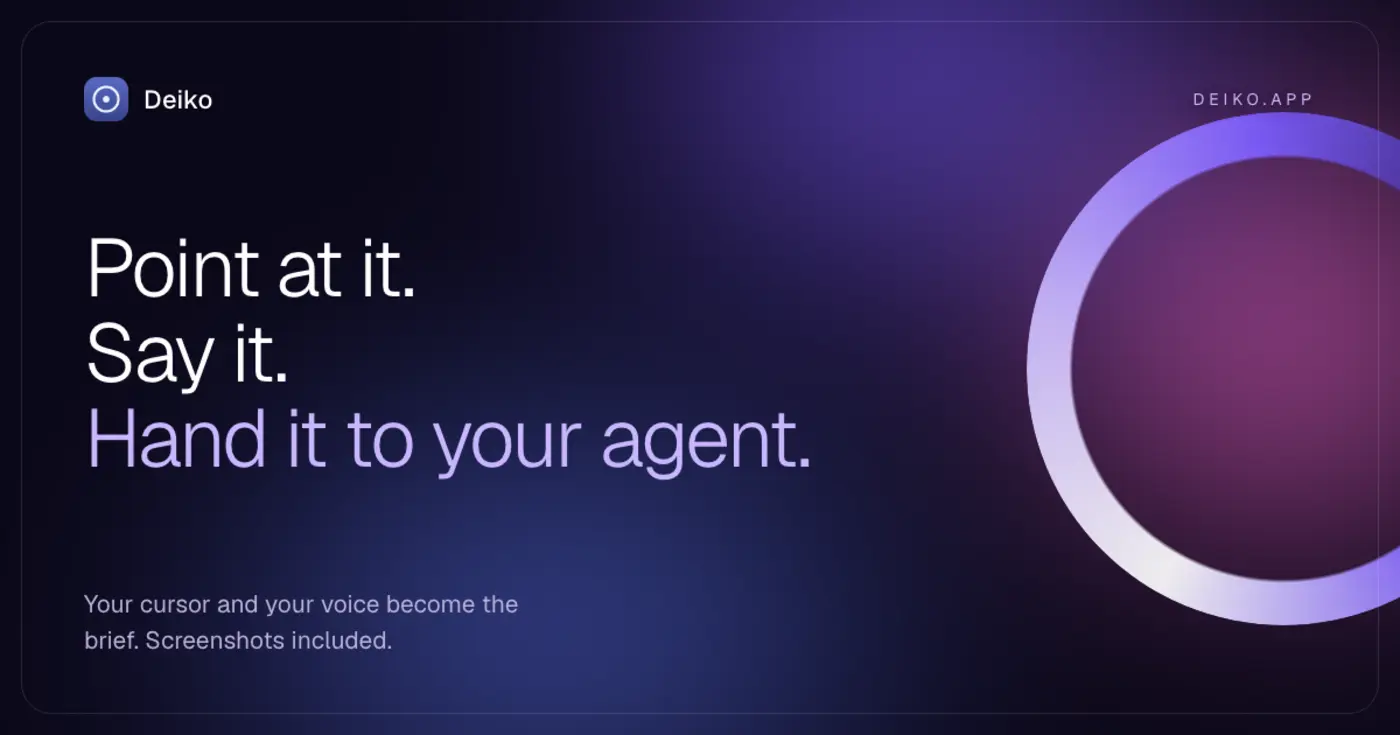 i got tired of taking screenshots and explaining everything to ai agents