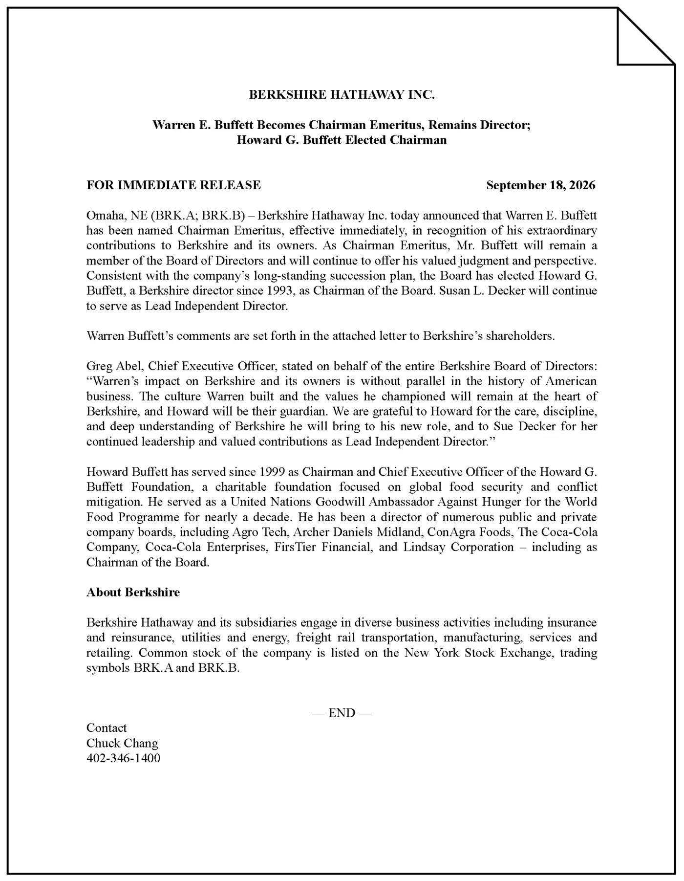 warren buffetx27s last berkshire letter quotfather time always winsquot pdf