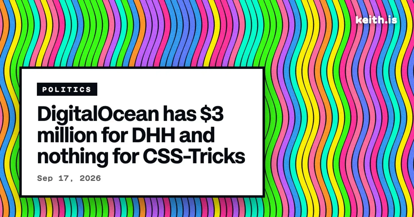 digitalocean has 3m for dhh and nothing for csstricks