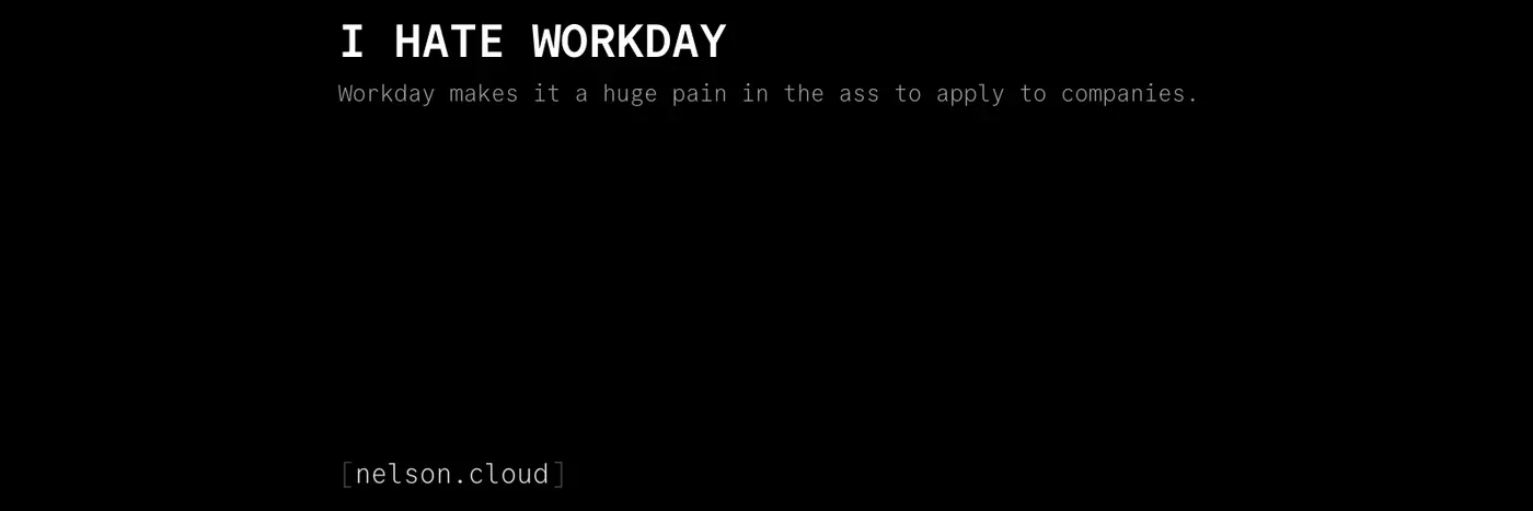i hate workday