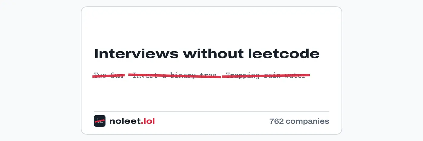 jobs without leetcode