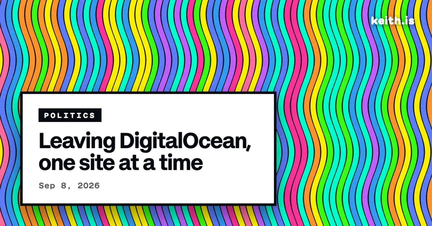 leaving digitalocean one site at a time