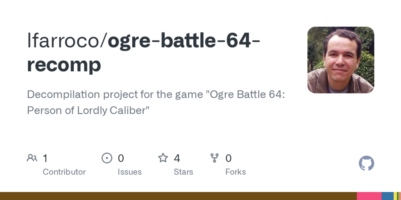 ogre battle 64 recompiled project at 9905