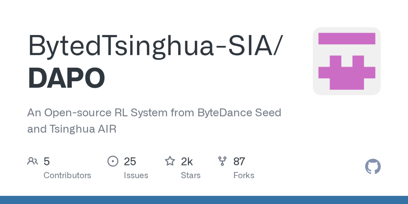 dapo an opensource rl system from bytedance seed and tsinghua air