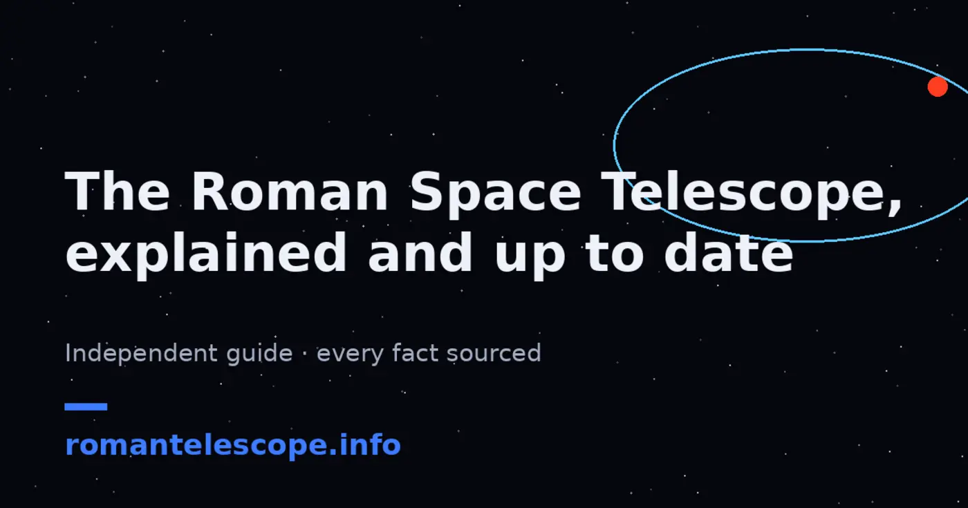 the roman space telescope explained and up to date