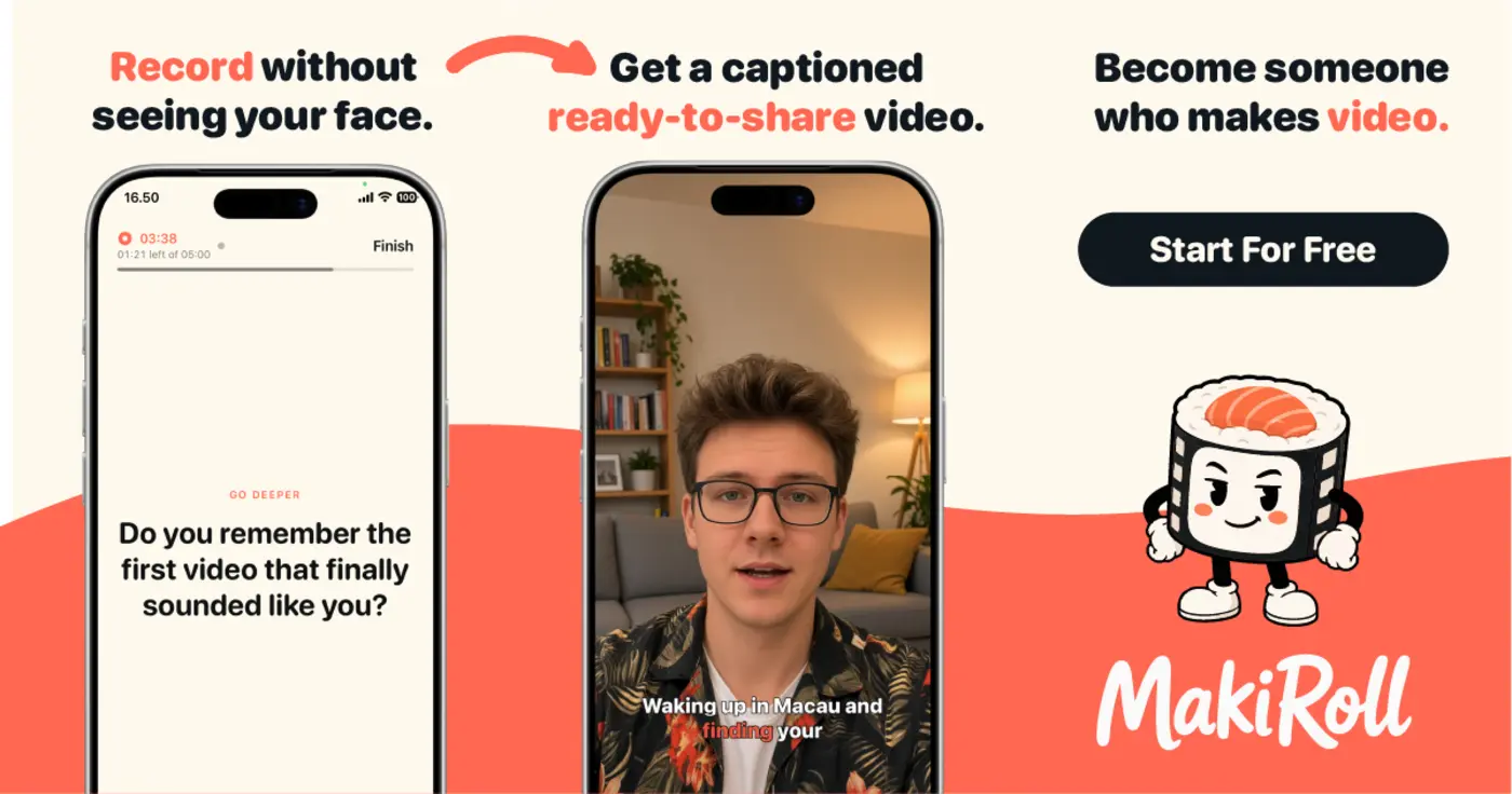show hn i built a camera that you talk with instead of seeing your own face