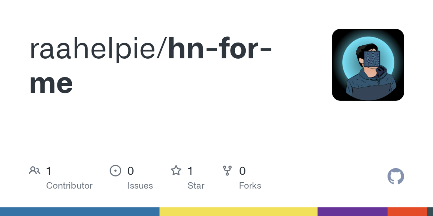 show hn hn for me jev curates hacker news based on your interests