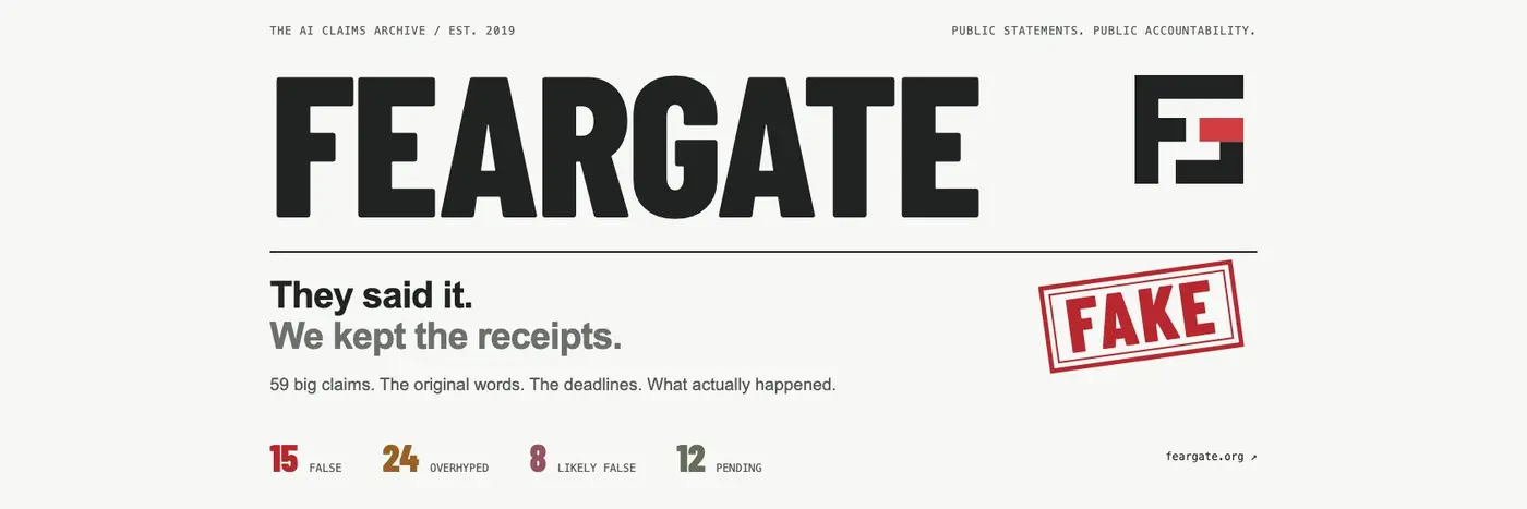 show hn feargate ai fear machine