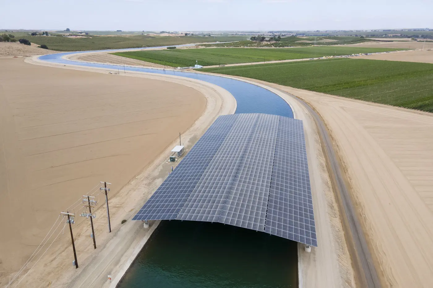 what california is learning from solar panels built over irrigation canals