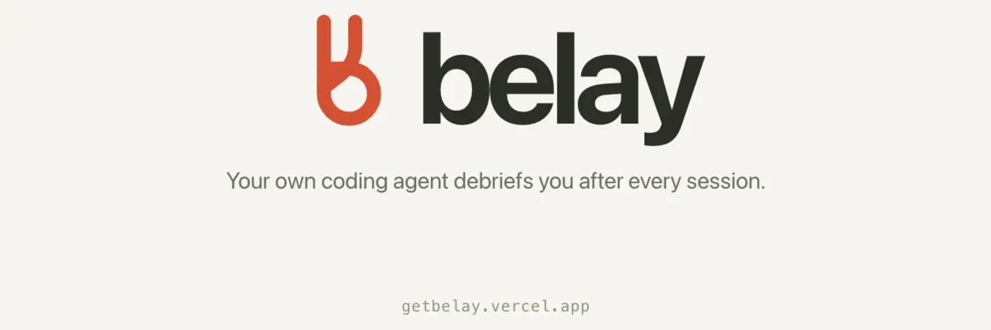 belay see what keeps going wrong in your claude code and codex sessions