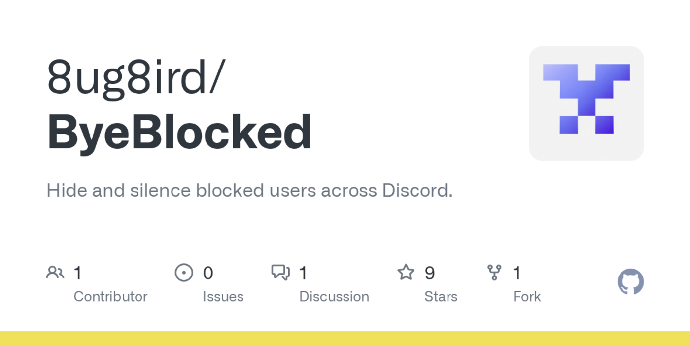 i made byeblocked hide blocked users