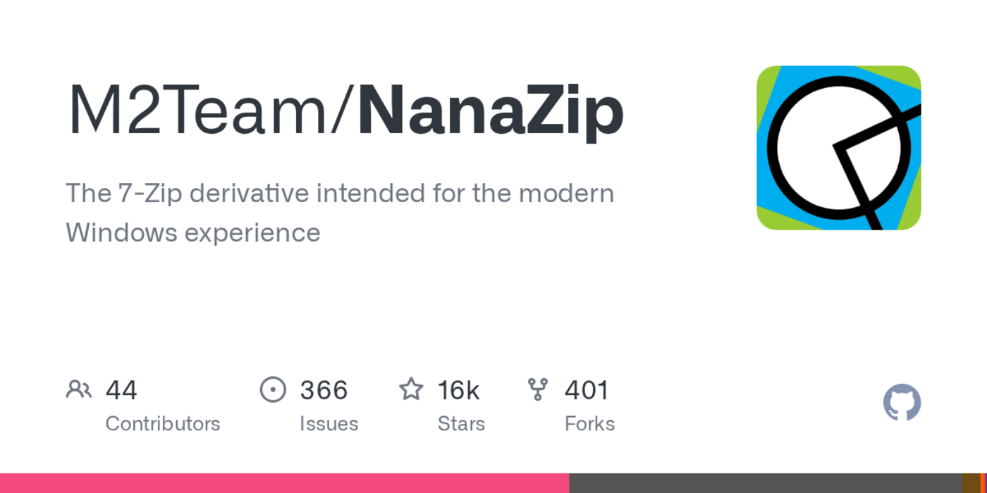 nanazip the 7zip derivative intended for the modern windows experience