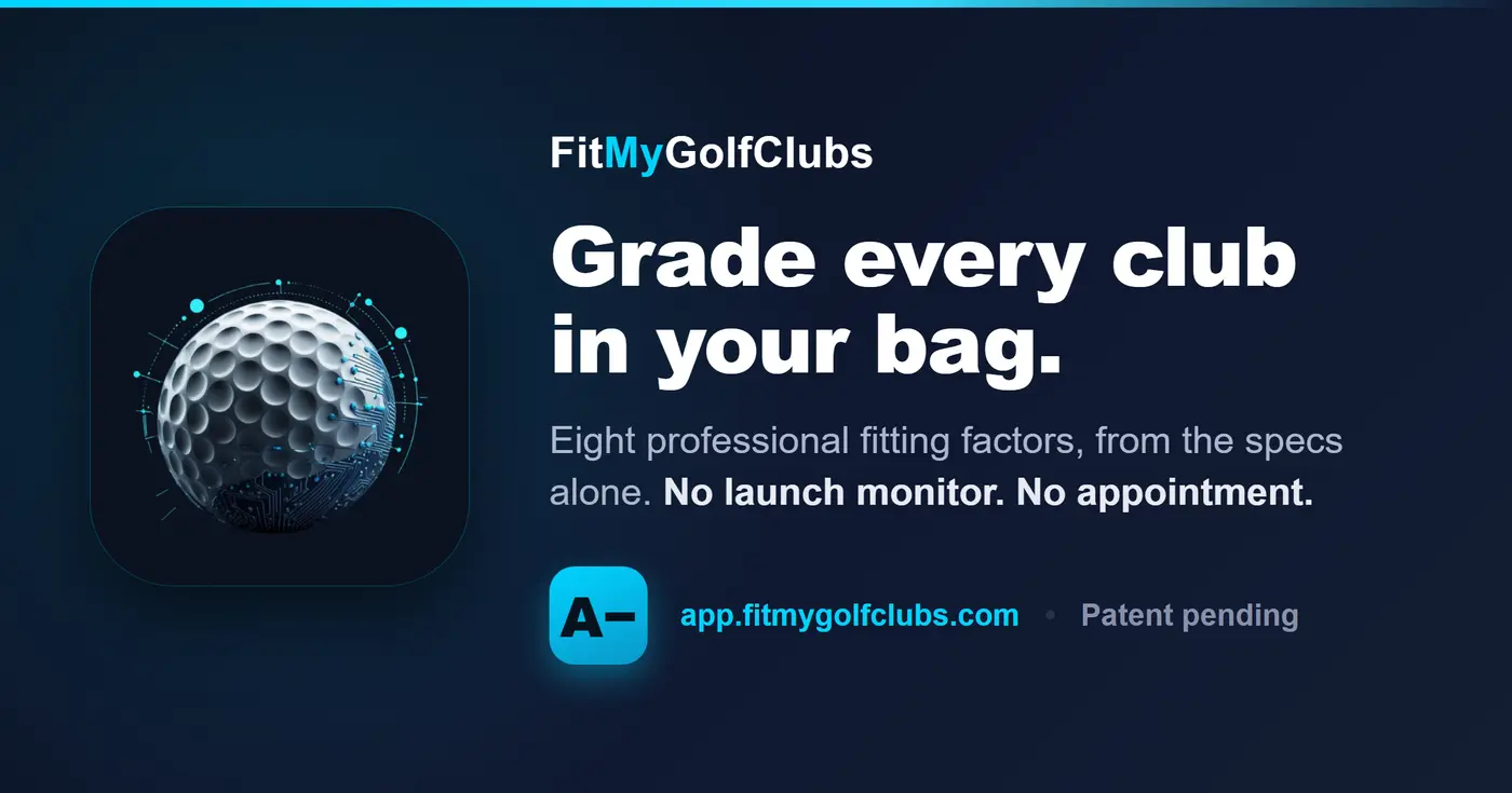 show hn grading a golf bag from club specs alone no launch monitor