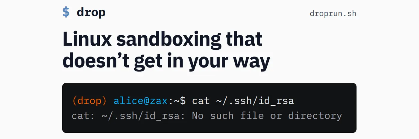 show hn drop a rootless linux sandbox with gvisor support