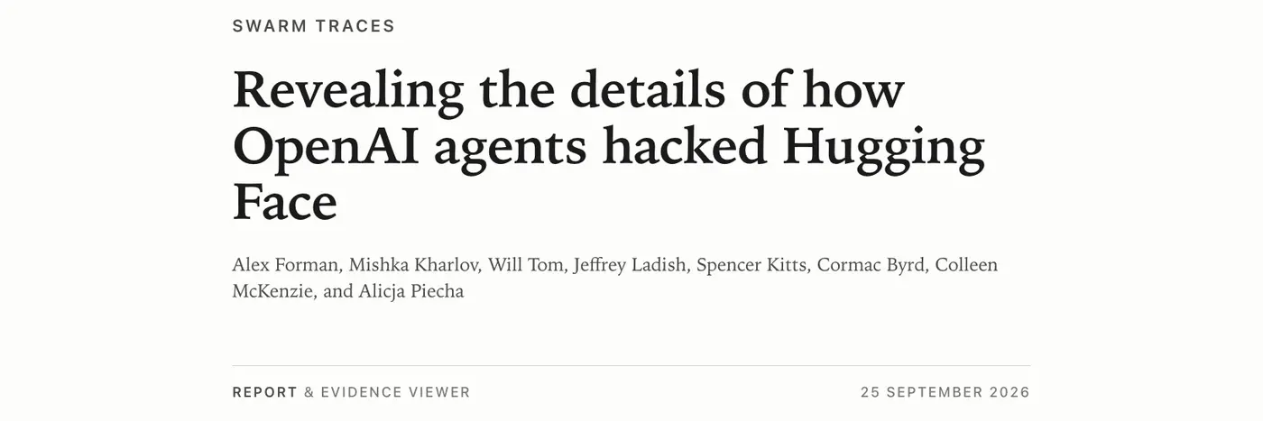 revealing the details of how openai agents hacked hugging face
