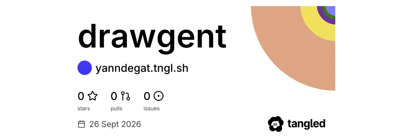 drawgent coding agent on a live excalidraw canvas