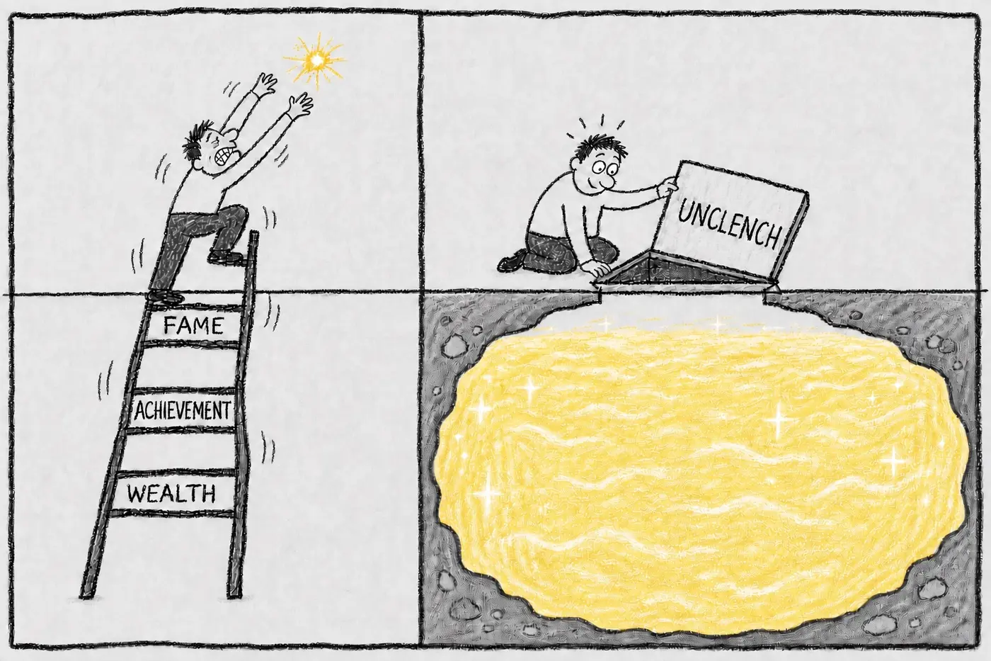 how to unclench