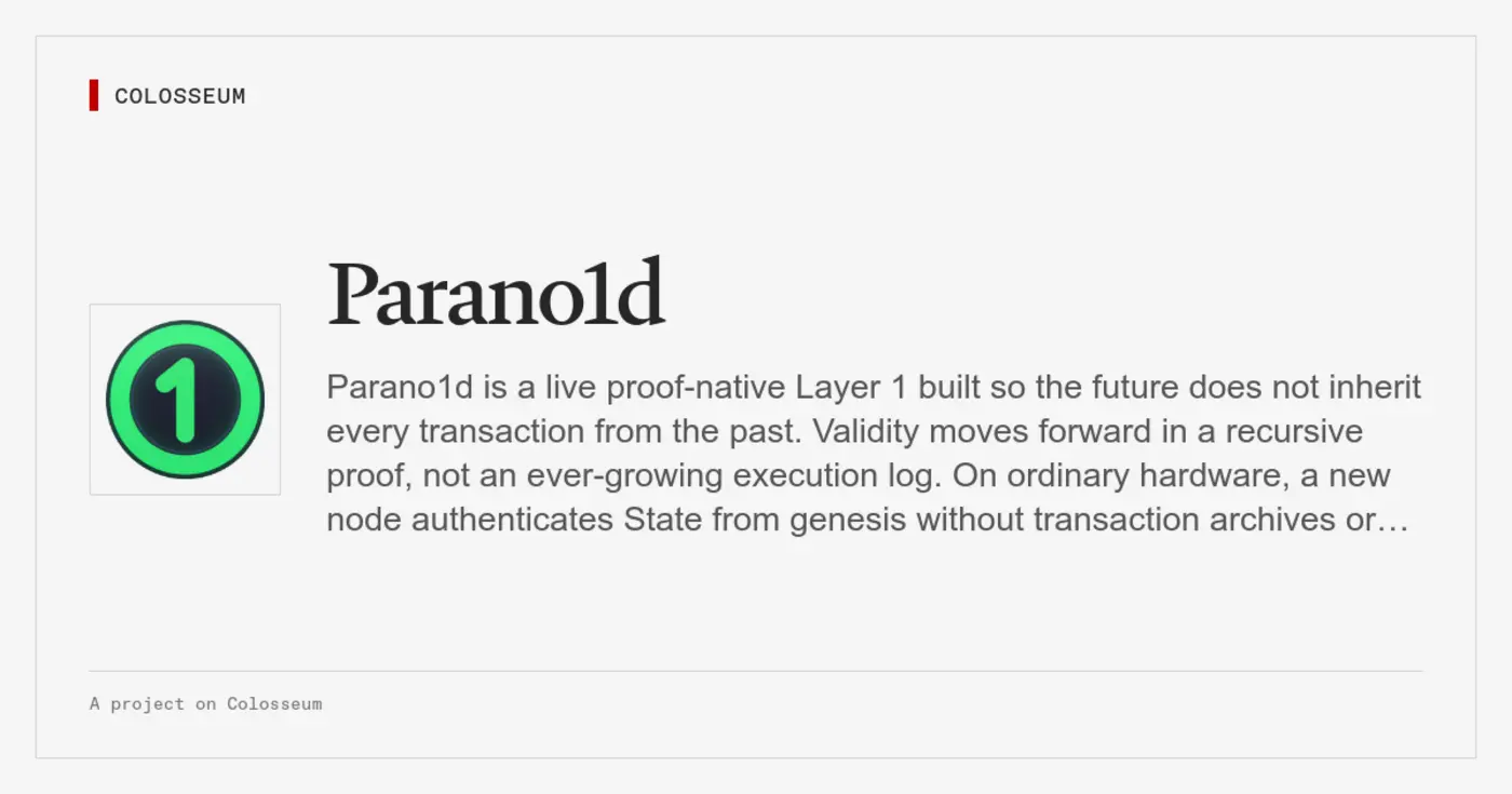show hn proofnative smart contracts without a transaction archive