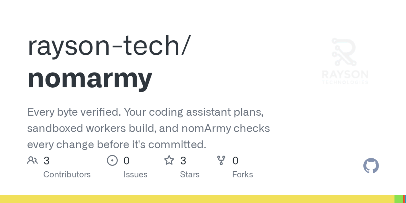 nom army donx27t trust coding agents when they say theyx27re done