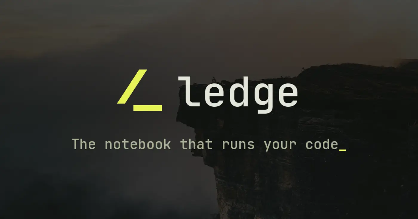 show hn ledgesh runnable markdown notes