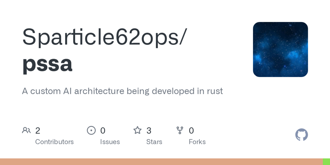 pssa a nontransformer language model written from scratch in rust