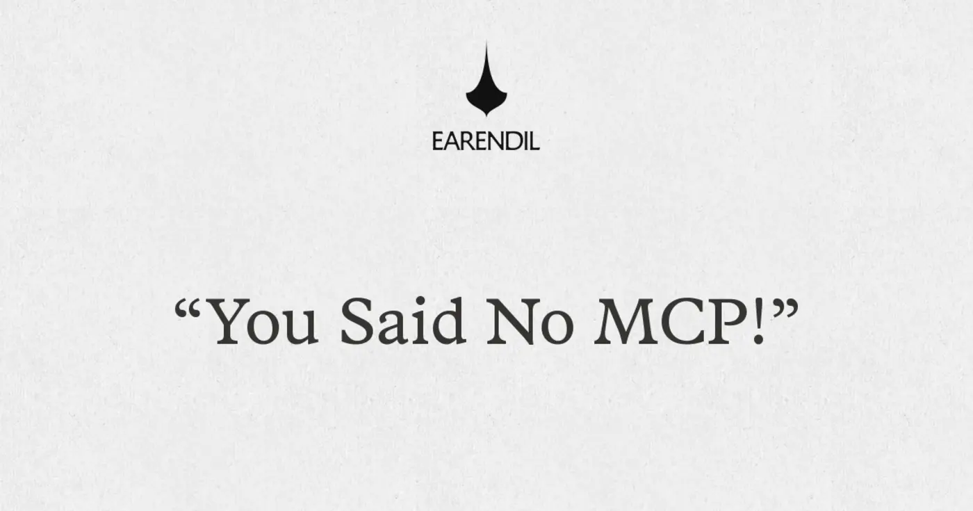 pidev you said no mcp