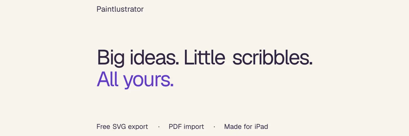 show hn paintlustrator a free ipad app to draw and export svgs