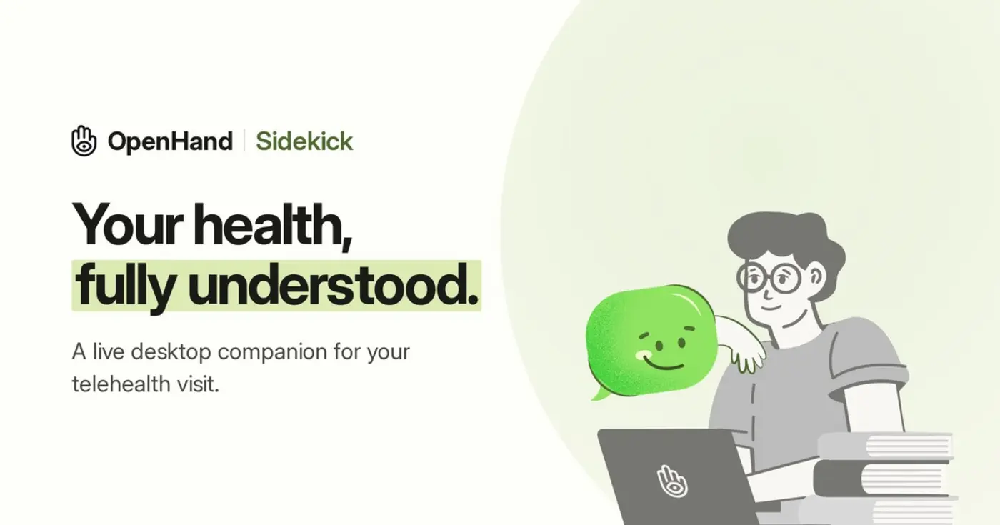 show hn we built a realtime desktop companion for patientx27s telehealth visits