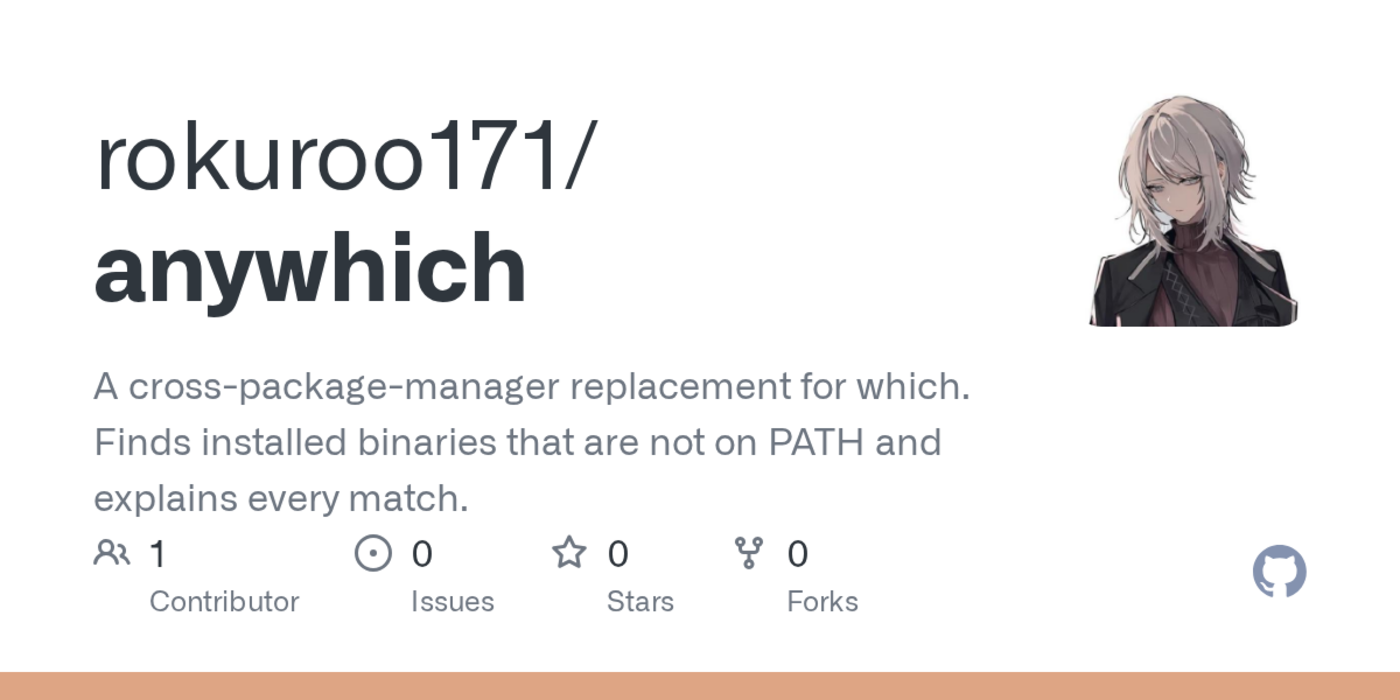 show hn anywhich a which that also checks your package managers