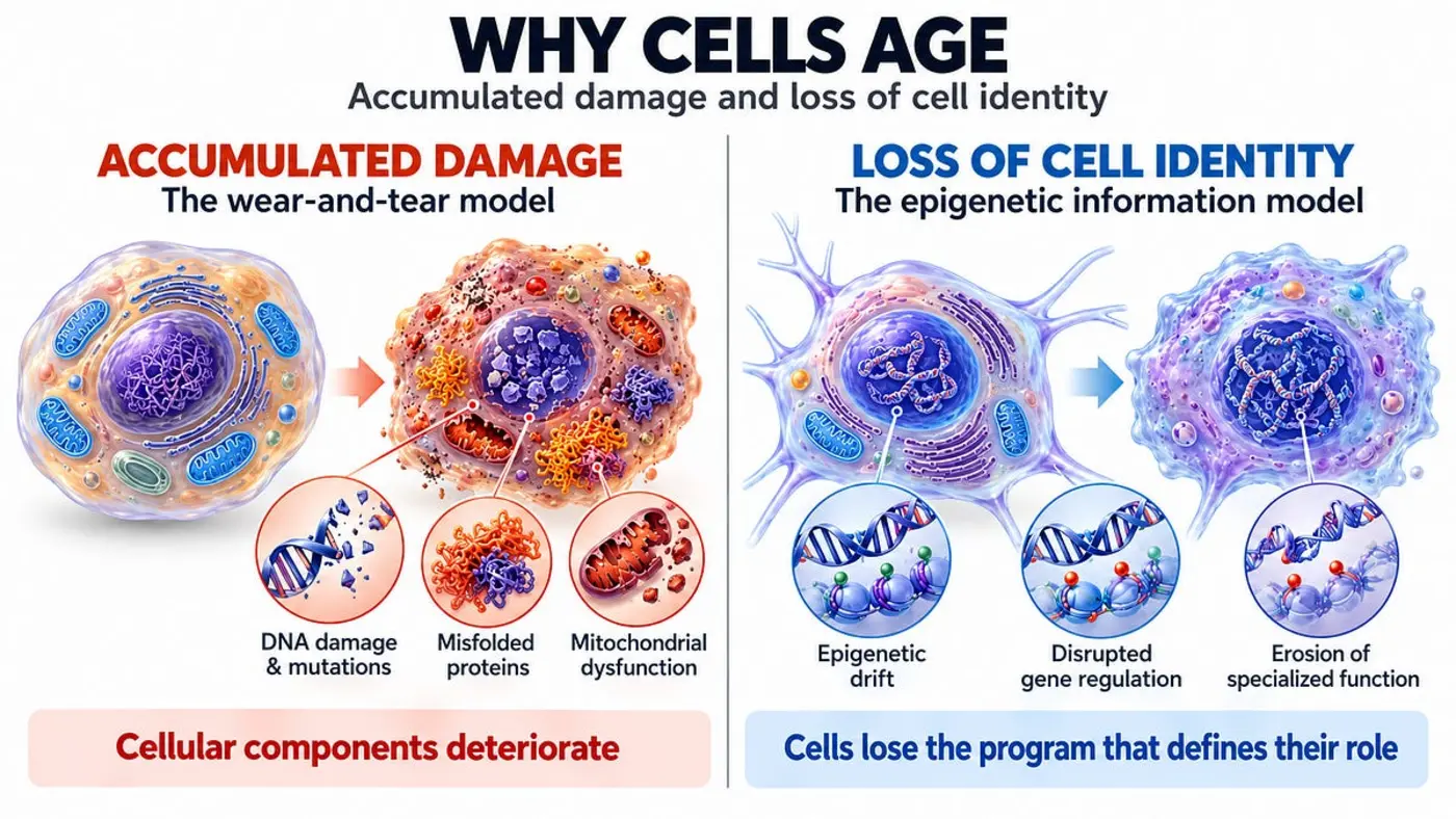 loss of cell identity drives human aging two new papers