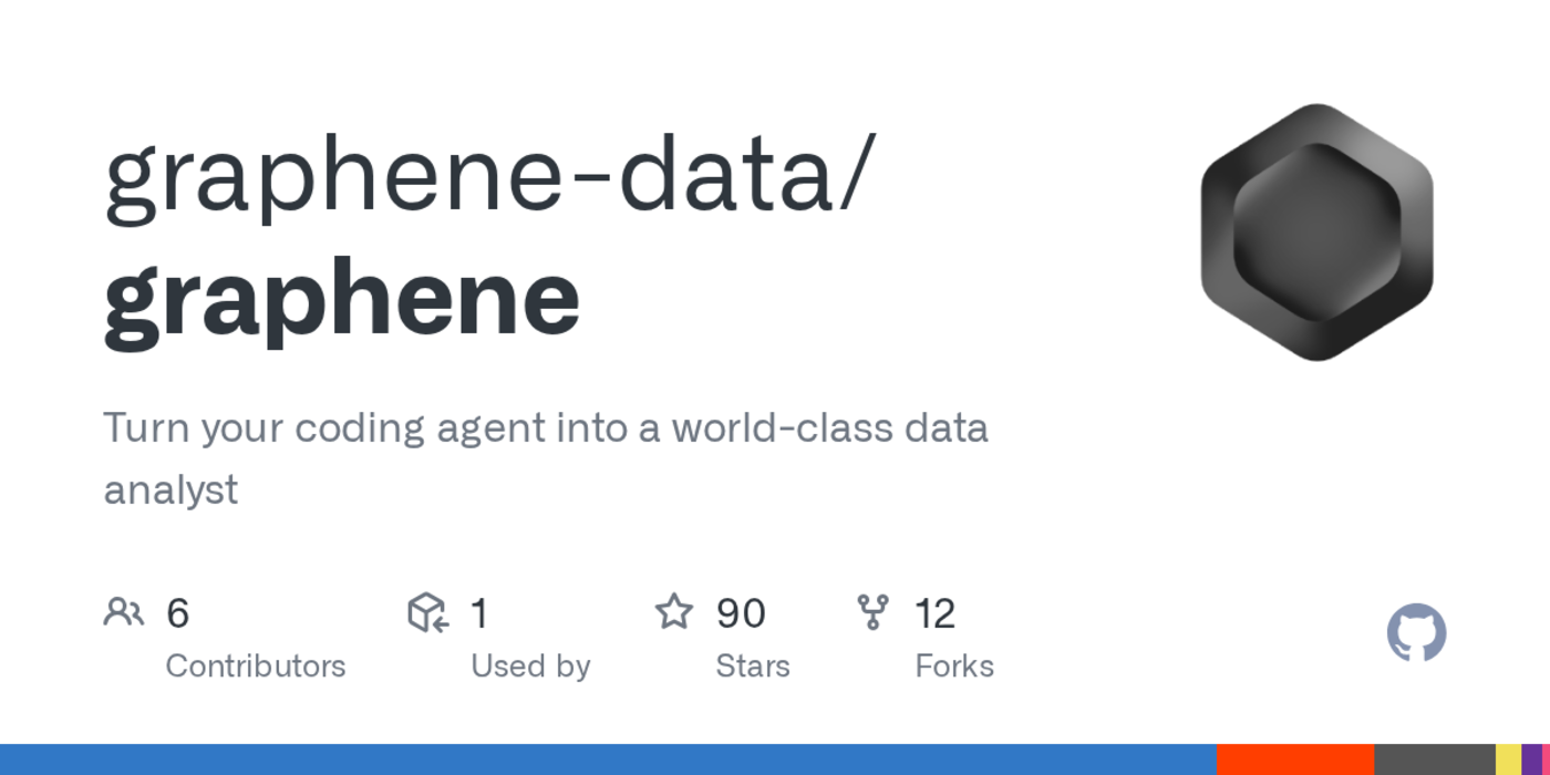 show hn graphene data analysis toolkit for your coding agent
