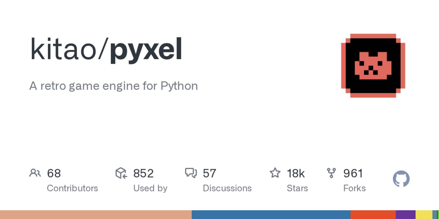 show hn pyxel a python retro game engine with builtin art and sound editors