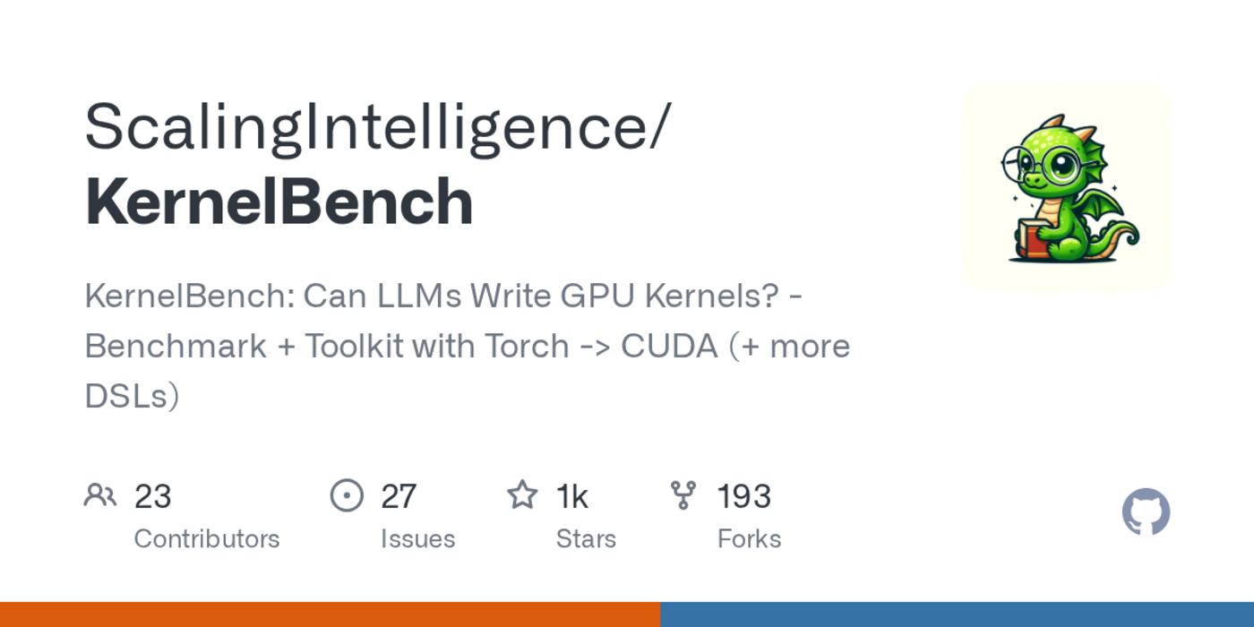 kernelbench can llms write gpu kernels benchmark and toolkit torch gt cuda