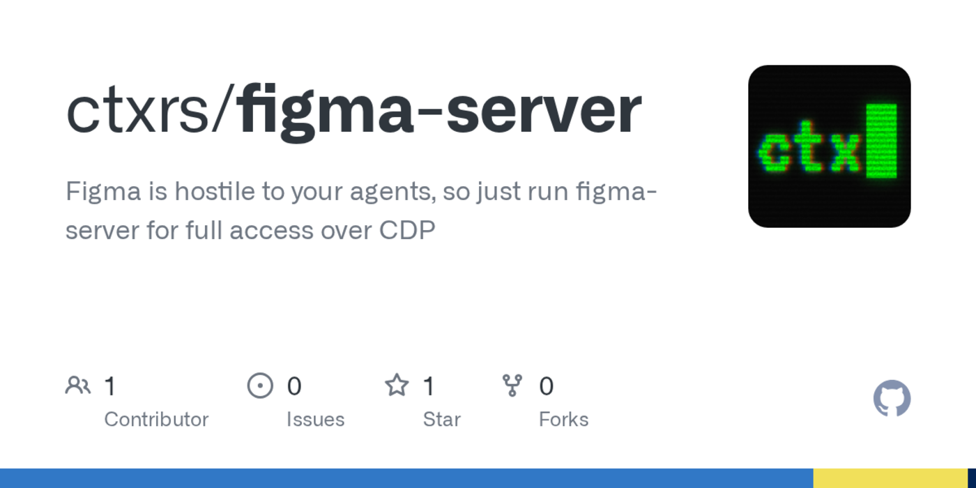 show hn figmaserver the solution to figmax27s hostility towards agents