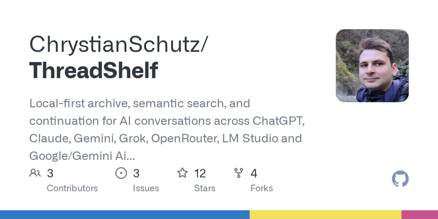 show hn i build a local archive for ai chats that are hard to export openrouter