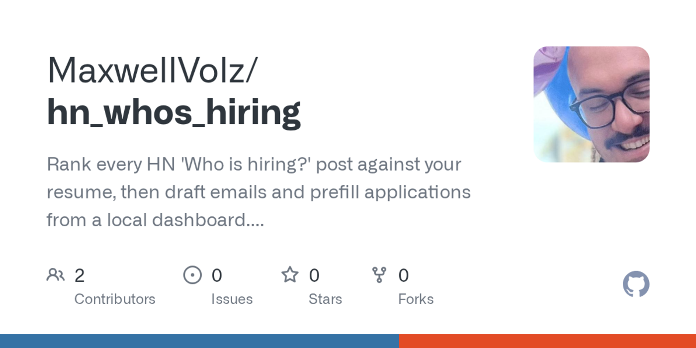 show hn rank every hn quotwho is hiringquot post against your resume locally