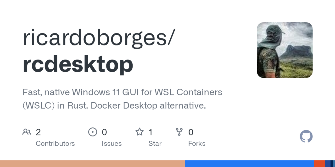 show hn docker desktop alternative for wslc in rust