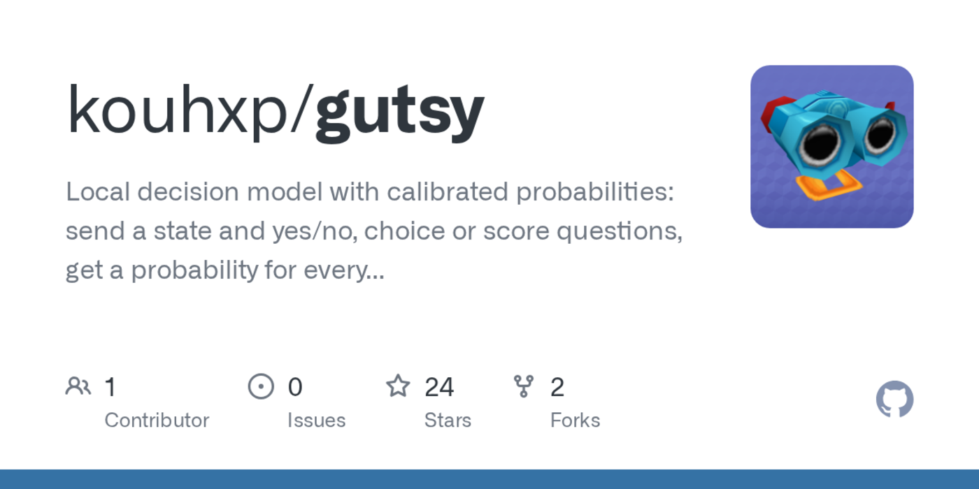 gutsy tiny model for typed decisions on cpu jev style